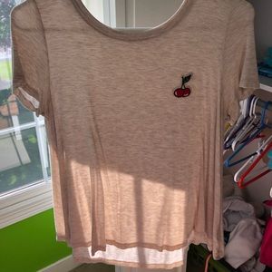 troupe shirt with cherry